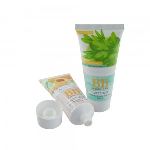 Customized 50ml hand foot cream tube packaging with screw cap