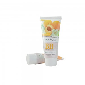 Customized 50ml hand foot cream tube packaging with screw cap