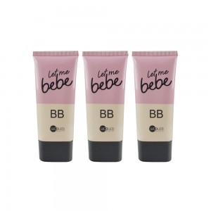Empty 40ml Cosmetic BB cream Foundation Container Oval Flat Plastic Tube